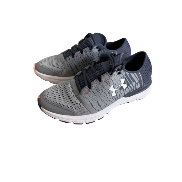 Under Armour Charged Assert size 9.5 Gray Running Shoes Womens Athletic Sneakers - Picture 2 of 8